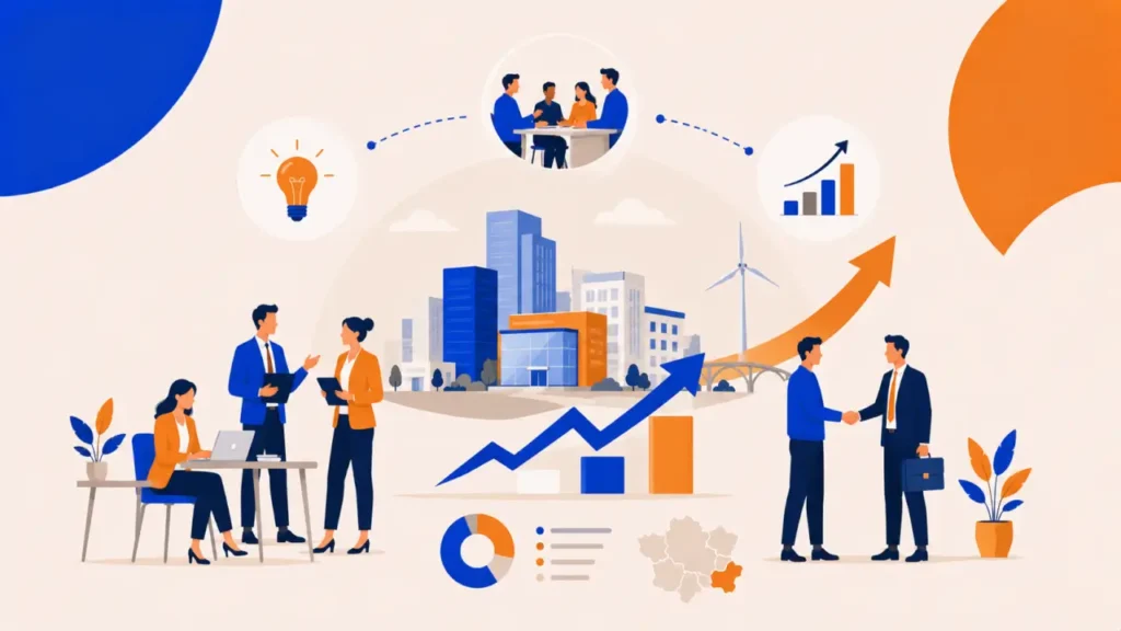 Illustration : Agence de développement économique