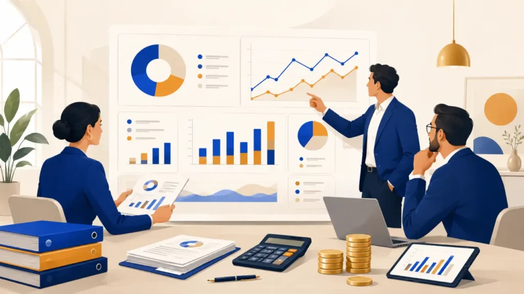 Illustration : bilan financier