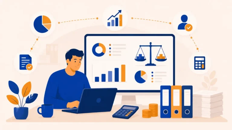 Illustration : Bilan simplifié comptabilité