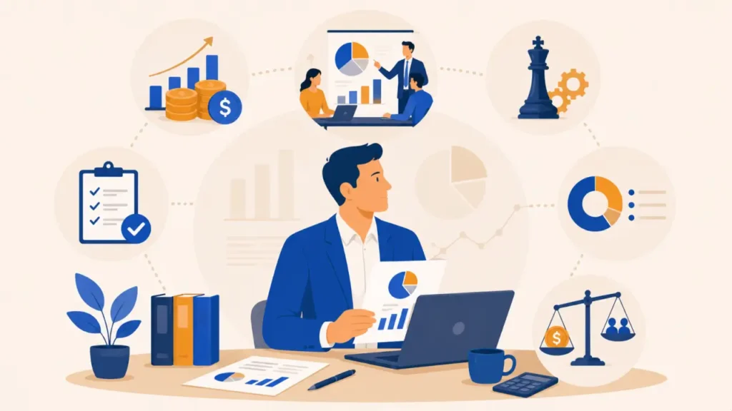 Illustration : cfo definition in finance