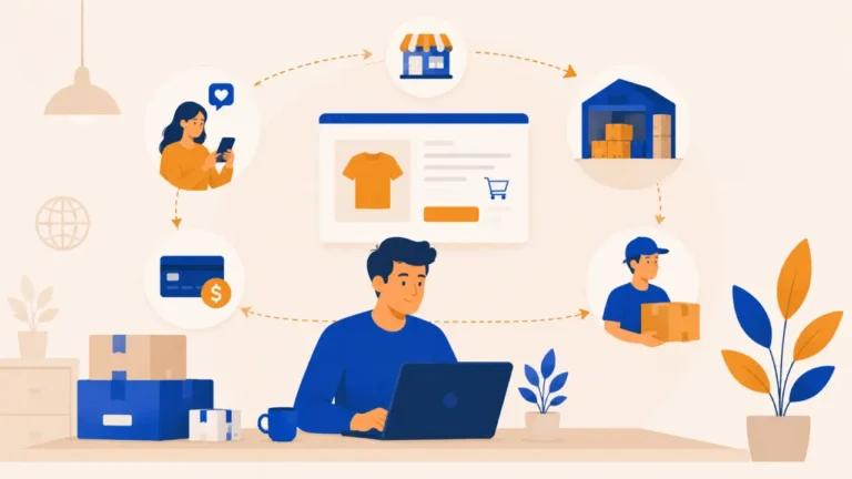 Illustration : Comment faire du dropshipping en 2026