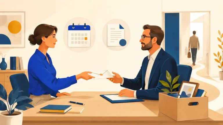 Illustration : Démission CDD pour raison personnelle