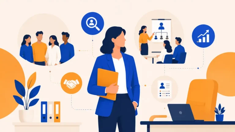 Illustration : Devenir directeur des ressources humaines