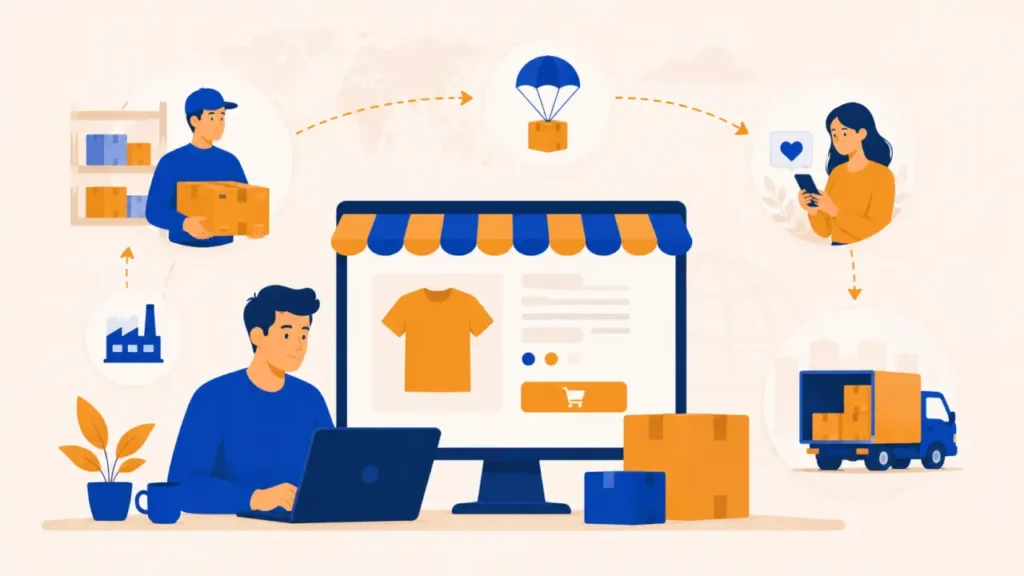 Illustration : Dropshipping