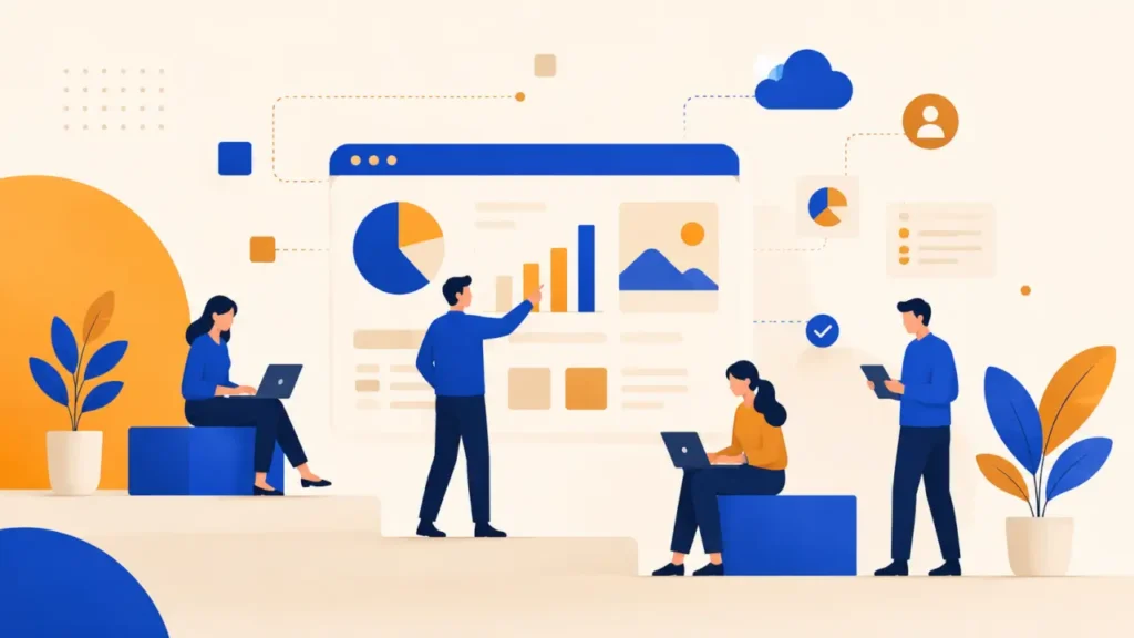 Illustration : entreprise digitale
