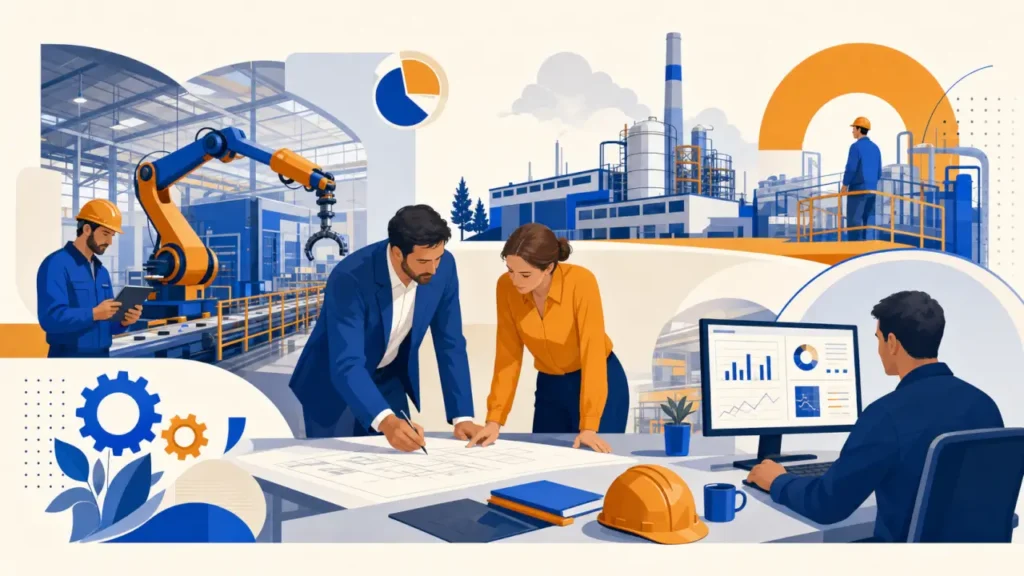 Illustration : Entreprise industrielle