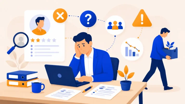 Illustration : Erreurs de recrutement
