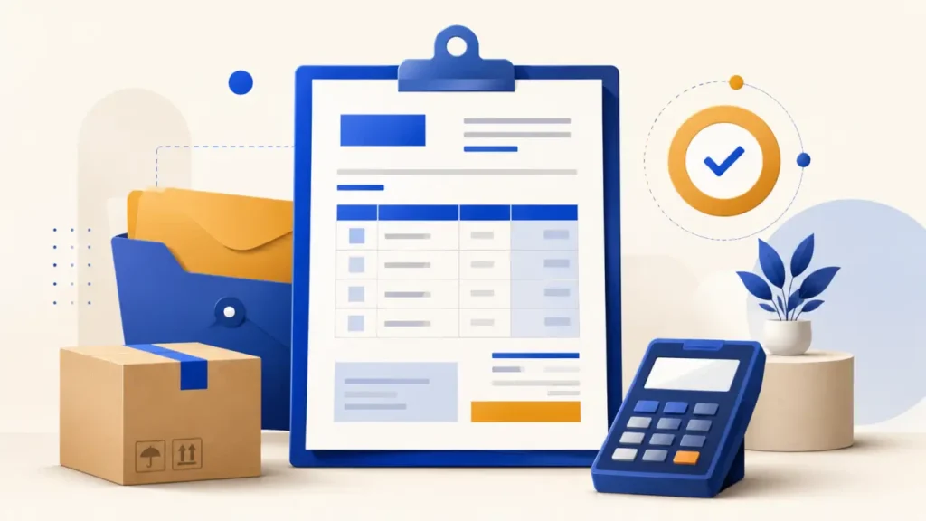 Illustration : facture proforma