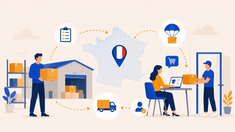 Illustration : Fournisseur dropshipping France