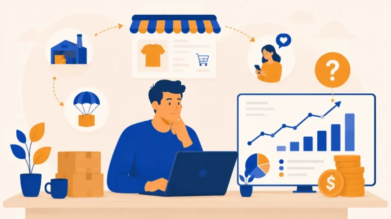 Illustration : Le dropshipping est-il rentable en 2026 ?