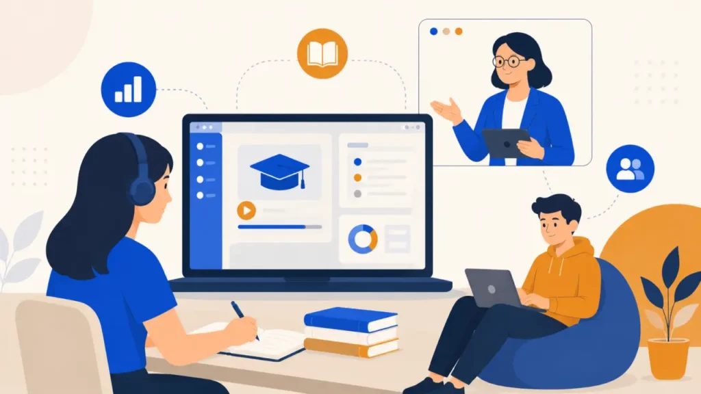 Illustration : logiciel education