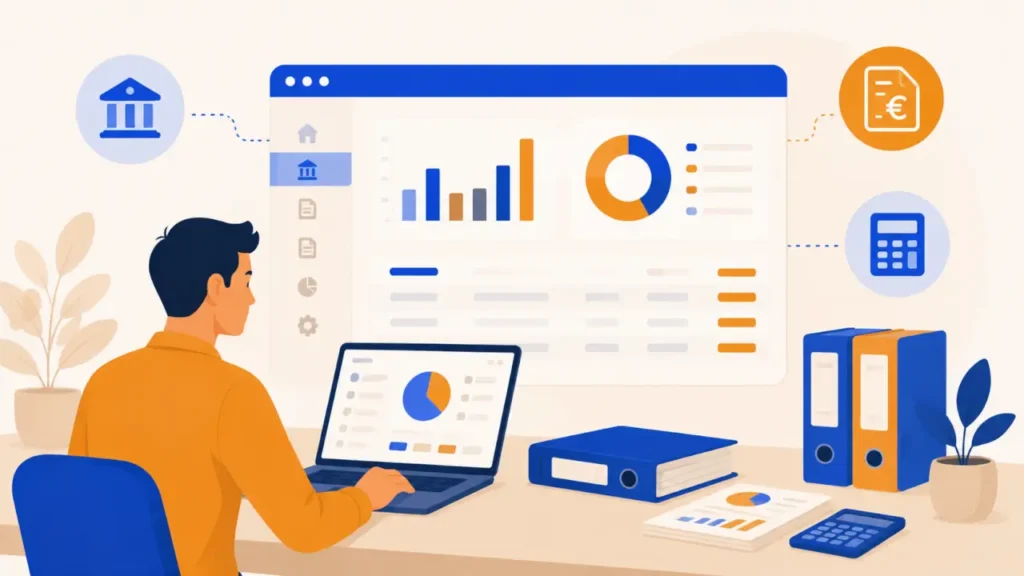 Illustration : logiciel sage compta