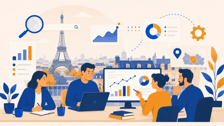 Illustration : noiise agence seo paris