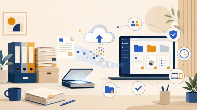 Illustration : Pourquoi passer à la dématérialisation des documents en entreprise