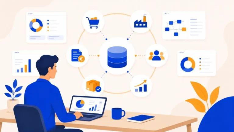 Illustration : progiciel de gestion integre