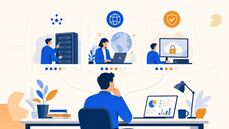 Illustration : Choisir un prestataire internet pour son entreprise