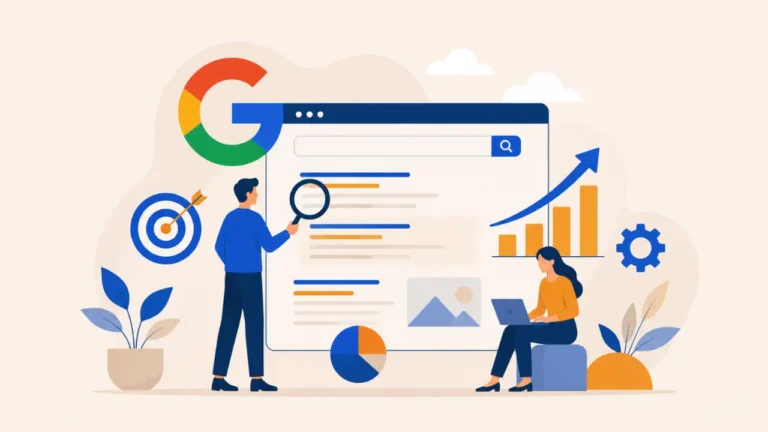 Illustration : seo google