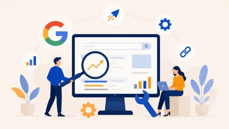Illustration : seo optimisation google
