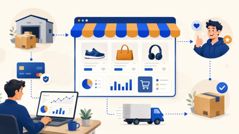 Illustration : shopify dropshipping