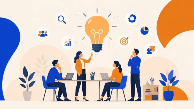 Illustration : Idée d'entreprise